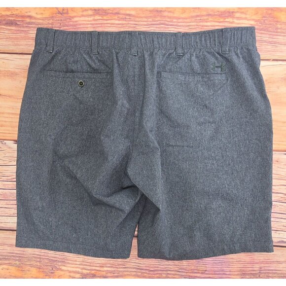Under Armour Mens Gray Heathered Golf Shorts Size 42 - Picture 2 of 7